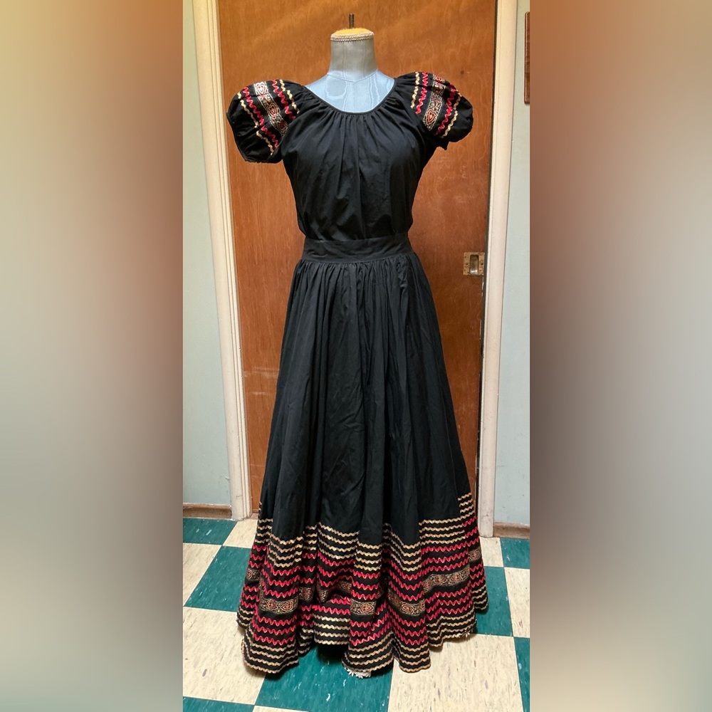 Vintage (Rare) 40’s 50’s Dolores Gonzales South West Style Patio Dress